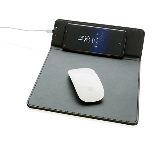 best style mouse pad 2020 with wireless charger and phone holder High Quality Wireless Charger Mouse Pad